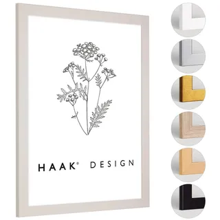 HaakDesign Bilderrahmen Tokio in Sandbeige (matt) 50 X 75 cm schlicht modern