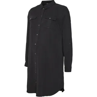 Vero Moda Hemdblusenkleid Kleid Schwarz L