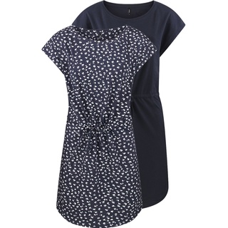 Only Damen Kleid ONLMAY S/S DRESS 2er Pack Blau S