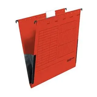 Falken Hängetasche 80002603 A4 Leinenfrösche rot