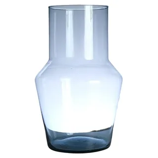 Hakbijl Glass Blumenvase Evie - transparent - Okoglas - 19 x 30 cm - eckige Vase