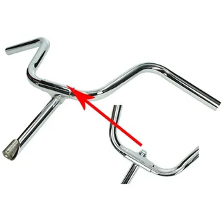 BestPrice Stuur Puch Maxi N Lenker Silber Universal Fahrrad Lenker