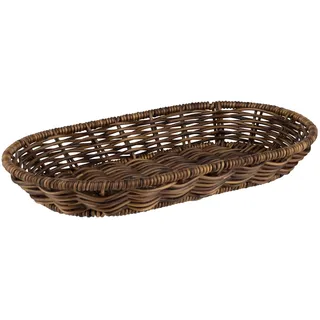 APS Korb oval „COVE“, 28 x 16 cm, Höhe 4 cm, braun