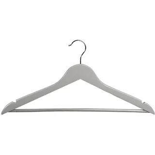 KESPER Formkleiderbügel, 12er Pack, FSC, grau 44,5x23,5x7,2cm, grau, Eukalyptus