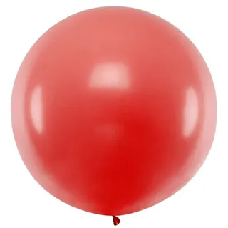 Riesen Luftballon rund rot | ca. 1 m