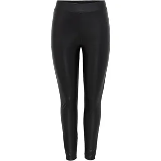 Only ONLCOOL Coated Legging Hosen Schwarz S