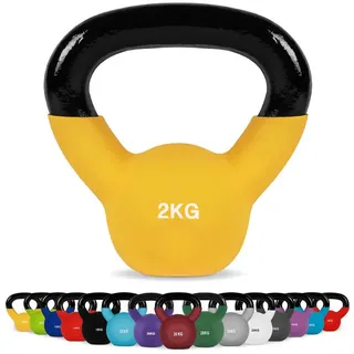 MSports® Kettlebell Neopren 20 kg gelb