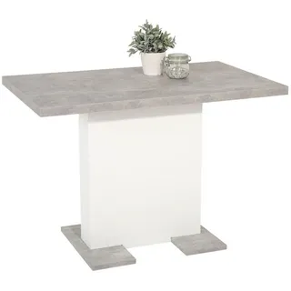 Möbel Boss Britt 110-150 x 76 x 69 cm grau/weiß