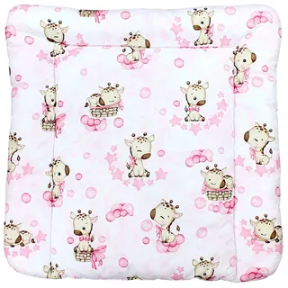 TupTam Wickelauflage TupTam Baby Wickeltischauflage mit Baumwollbezug Gemustert rosa 70 cm x 60 cm