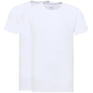 Carlo Colucci Rundhals T-Shirt, 2er Pack - XL
