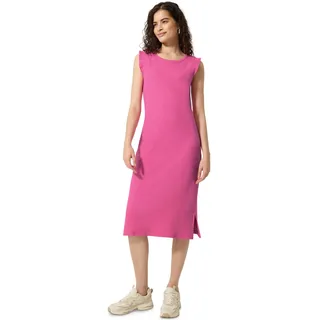 Street One Studio Midi-Kleid mit Rundhals in Unifarbe Simply pink 42 - 42