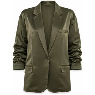 Freeman T. Porter Jerseyblazer Maria Steppin Blazer - Blazer Damen grün - satinierter Blazer oversize grün L