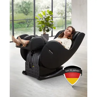 WELCON Massagesessel EASYRELAXX schwarz - 3D Massagestuhl mit Neigungsverstellung elektrisch