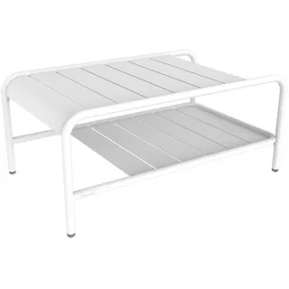 Fermob - Luxembourg niedriger Tisch, 90 x 55 cm, baumwollweiß
