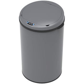 SVITA Sensor-Mülleimer 30L Stahl Mülleimer mit Sensor Elektrischer Abfalleimer Küche Automatik Mülleimer mit Sensor Grau