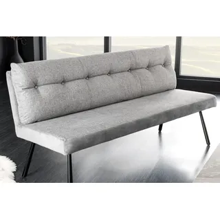 Riess-Ambiente Sitzbank Big George Grau 160 x 40 x 48 cm