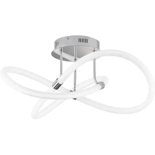 Wofi Led, Weiß, Metall, 57.5x30x57.5 cm, Lampen & Leuchten, LED Beleuchtung, LED-Deckenleuchten
