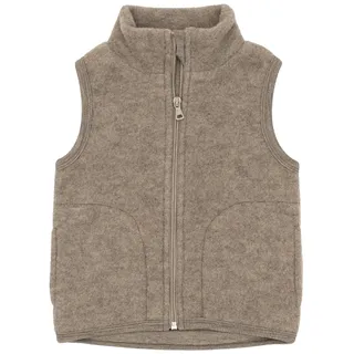Engel, Kinder Fleece Weste mit Reißverschluss, 100% Wolle (Merino kbT) (DE/NL/SE/PL, Numerisch, 116, Regular, Walnuss) - 116