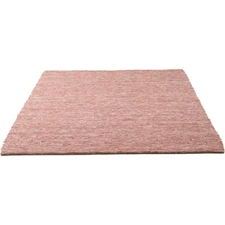 Sansibar Hörnum Wollteppich 70 x 140 cm Rot