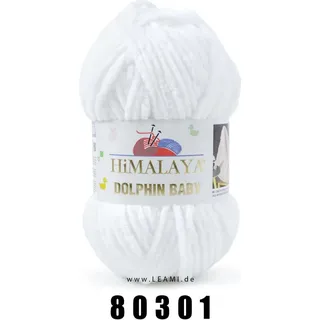 Himalaya Dolphin BABY (100g/120m) H 80301 weiß - Weiß