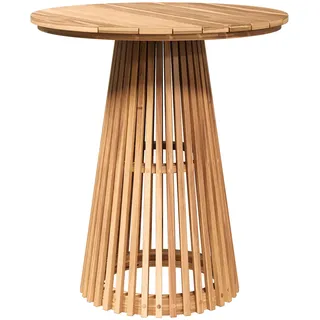 vidaXL Gartentisch Ø 70 x 75 cm Braun