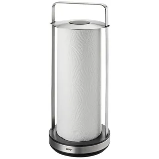 GEFU Küchenrollenhalter SMARTLINE Edelstahl silber, mit Abreißhilfe und Küchenrolle