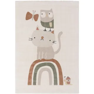 Pergamon Happy Kids Kinderteppich 120 x 170 cm Grau