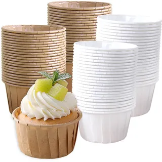 Muffinförmchen Papier Klein 100 Stk Mini Muffins Papierförmchen Muffinform Papier Muffin Cupcake Förmchen für Geburtstage Hochzeiten Party