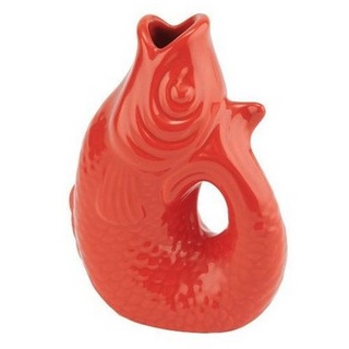 Giftcompany Dekovase Monsieur Carafon Vase / Karaffe Fisch XS coral red 0,2l (Vase)