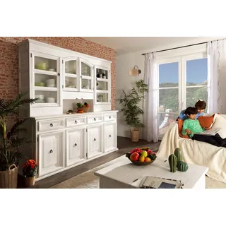1a Direktimport Buffetschrank Landhausstil 184 x 205 cm Weiß