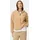 Kapuzenpullover aus Teddyfleece Beige XS