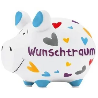 KCG Spardose Wunschtraum 12,5 x 9 cm Keramik Bunt