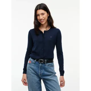 Tommy Hilfiger TJW ESSENTIAL CREW NECK CARDIGAN Blau S