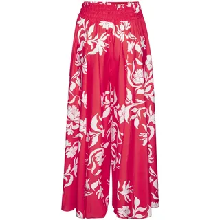 LASCANA Hosenrock Damen Rot/Weiß Bedruckt 34