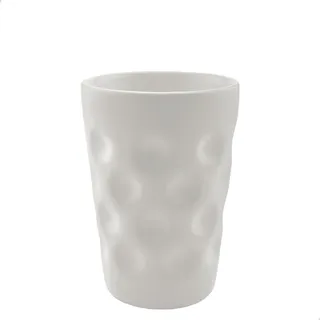Dubbe Espressotasse – Pfälzer Charme für echte Genießer | Dubbeglas Eierbecher | Schnapsglas aus Keramik | Pfalz Dubbebecher (weiß)