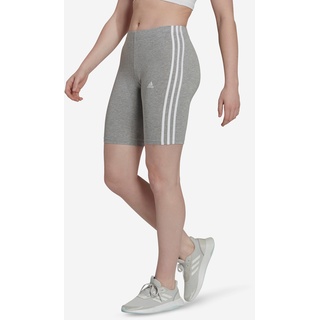 Adidas Shorts Radlerhose Damen - Essentials grau, grau|weiß, S