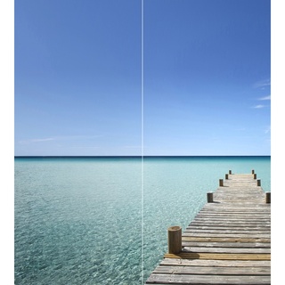 Schulte ExpressPlus DecoDesign Duschrückwand Foto über Eck Malediven 210x90x90cm