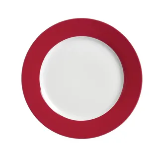 Flirt by R&B Doppio Frühstücksteller 20 cm rot