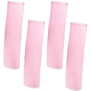 Gurtpolster, Gurtschutz für Autogurte, Rucksäcke und Handtaschen, Rosa, 4 Stück