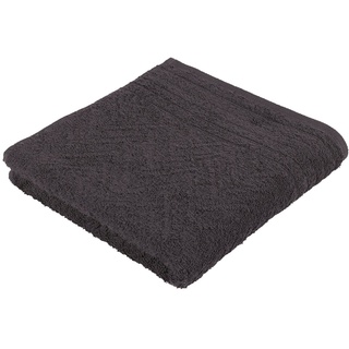 frottana Elegance – Handtuch 50 x 100 cm aus 100% Baumwolle, graphite