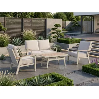 Creador Berlin Dining-Lounge Aluminium sand inkl. Polster sand