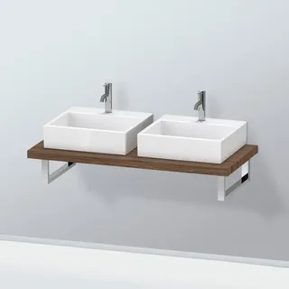 Duravit L-Cube Konsolenplatte, 2 Ausschnitte, LC103C02121#140,
