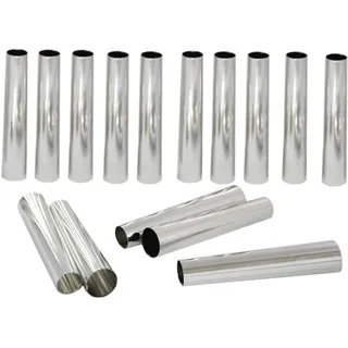 rukauf 15x Schaumrollen-Formen 10cm Backform Schillerlockenform Sahnerollen Cannoli