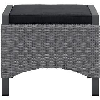Ambia Garden Hocker PORTLAND SMOKE ALU - B/H/T ca. 57.50x46.00x47.00