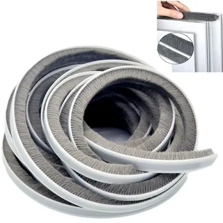 Machtiging Türbürstendichtung,Bürstenleiste Rolladen,Bürstendichtung Schiebetür,Rolladen Bürstendichtung,Türbürste selbstklebend Fenster Türen,für Tür,Fenster,Kleiderschränk,zugluftstopper für türen