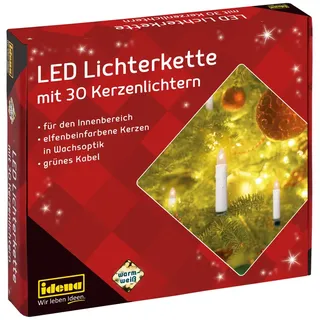 IDENA LED Lichterkette grün 16,0 m