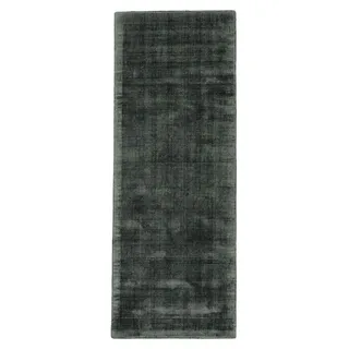 carpetfine Ava Teppichläufer 80 x 300 cm Dunkelgrün