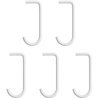 String - Haken für Metallboden, weiß (5er-Set)