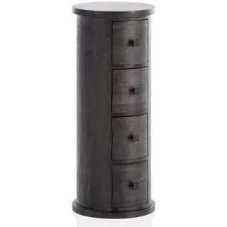 KADIMA DESIGN Kommode 34 x 85 x 34 cm Schwarz