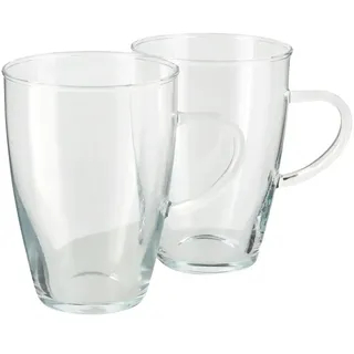 Peill+Putzler 2er Set Tee-/ Kaffeegläser Lyra  Buon Giorno ¦ transparent/klar ¦ Maße (cm): H: 12